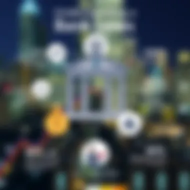 Visual representation of bank levy concept