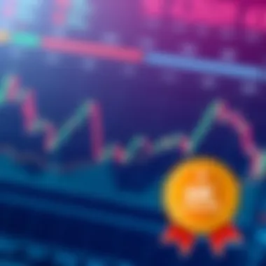 Understanding Market Trends Dynamic trading charts with fluctuating trends