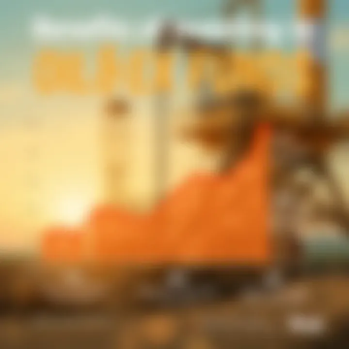 Graph showcasing the benefits of investing in oil and gas index funds