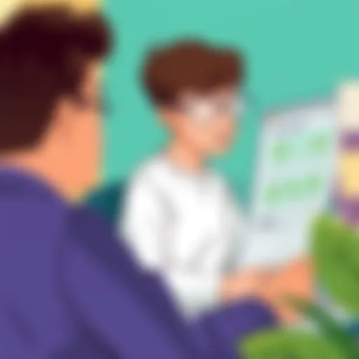 A young individual reviewing savings account options online