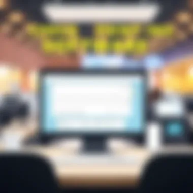 An intuitive user interface of check printing software displayed on a computer screen