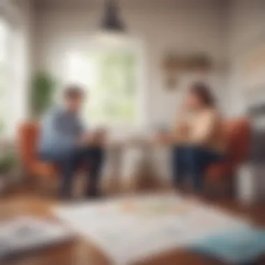 Navigating Financial Challenges Together Couple overcoming financial challenges together