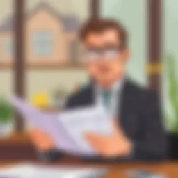 A thoughtful homebuyer reviewing property documents