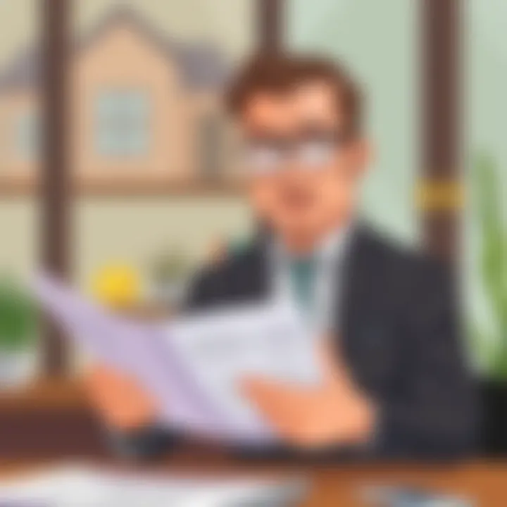 A thoughtful homebuyer reviewing property documents