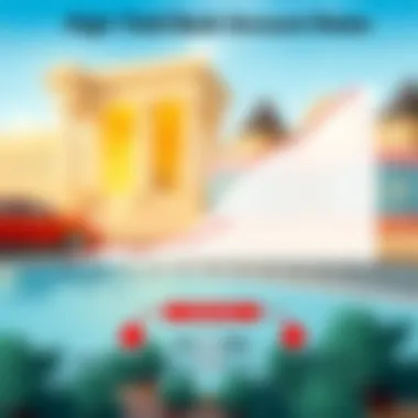 Rise of High Yield Bank Account Rates A graph illustrating the rise of high yield bank account rates over time