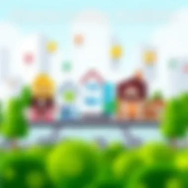 A diverse group of rental listings on a platform