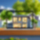 A modern rental property showcased online