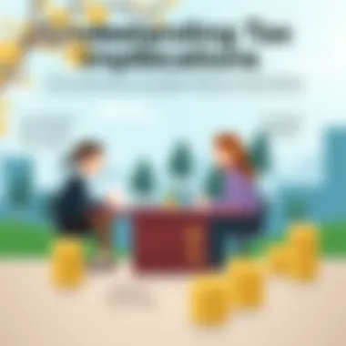 Illustration of tax implications during Roth rollover