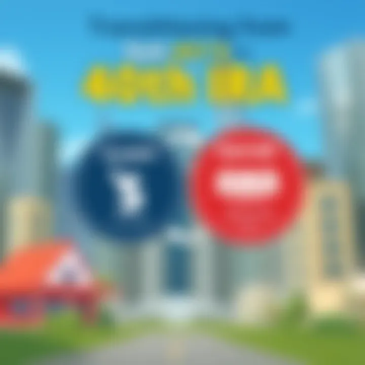 Visual representation of Roth 401(k) and Roth IRA transition