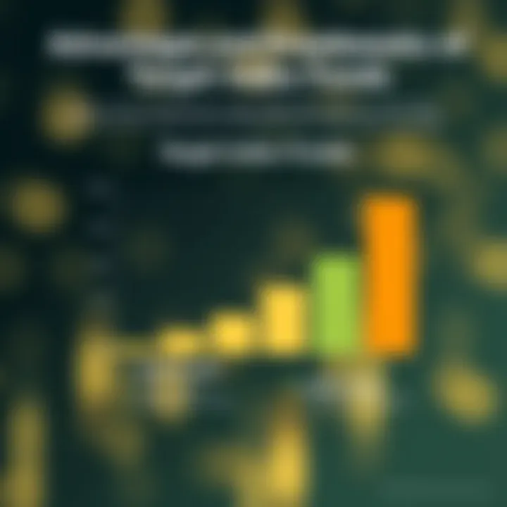 Graph comparing advantages and drawbacks of target index funds