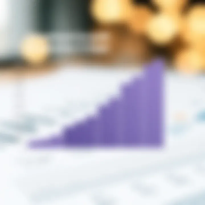 Graph showing investment growth through simulation