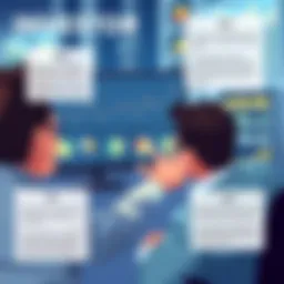 User engaging with an investor simulator interface