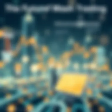 Futuristic depiction of technology's role in evolving markets