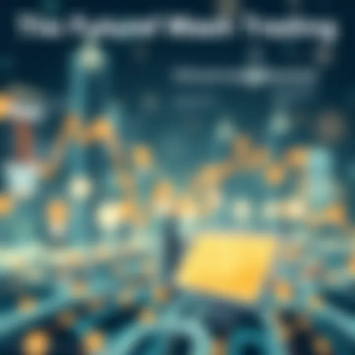 Futuristic depiction of technology's role in evolving markets