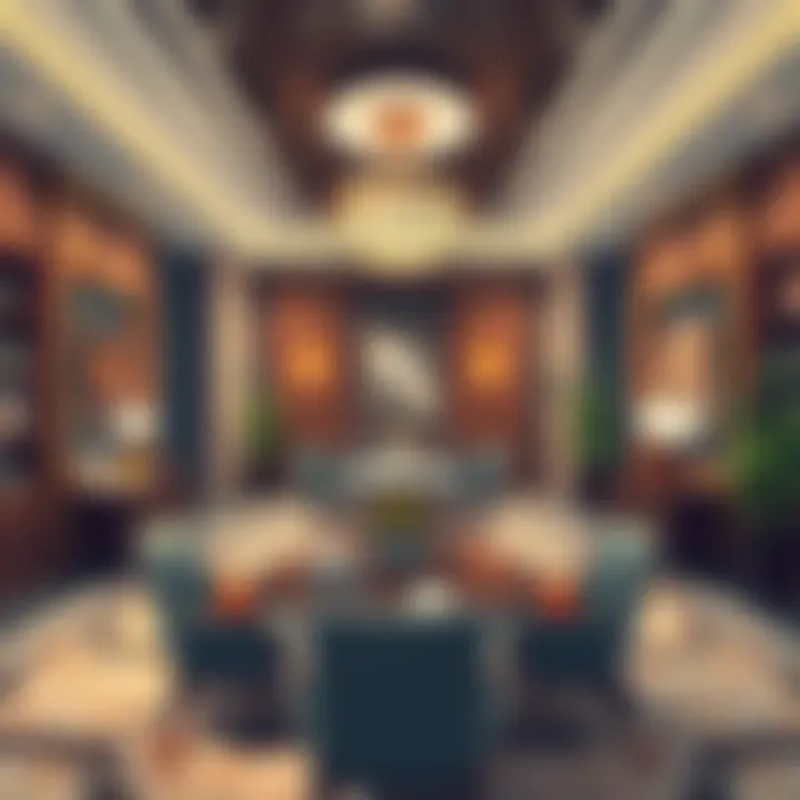 Inside a Premier HNWI Banking Environment Luxurious bank office interior