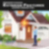 Detailed inspection of a property's exterior features