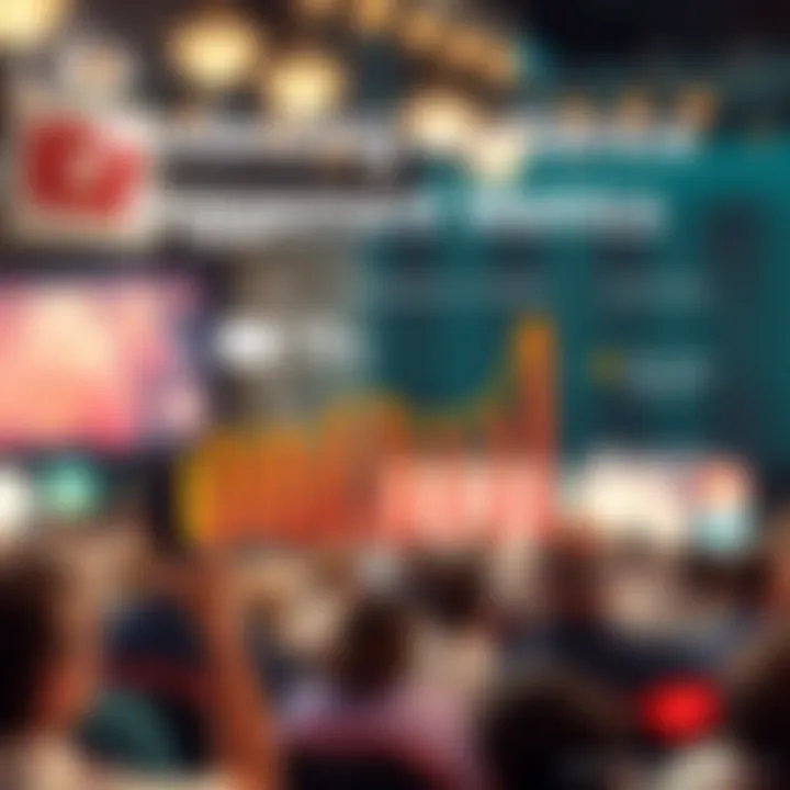 Conceptual graphic of audience engagement metrics