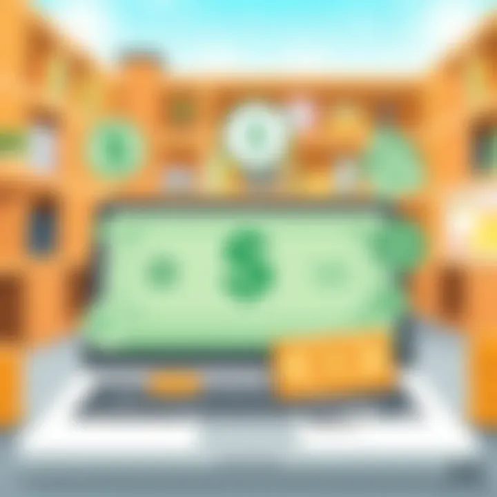 Effective Money Management in a Digital Age Graphic showing digital money management tools