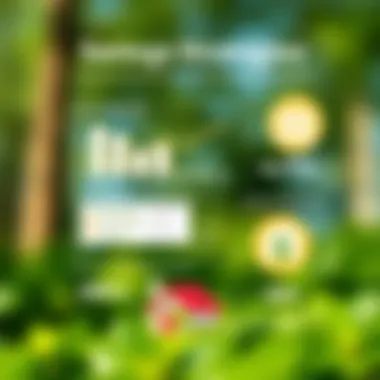 An infographic displaying interest rates and savings strategies for potential homeowners.