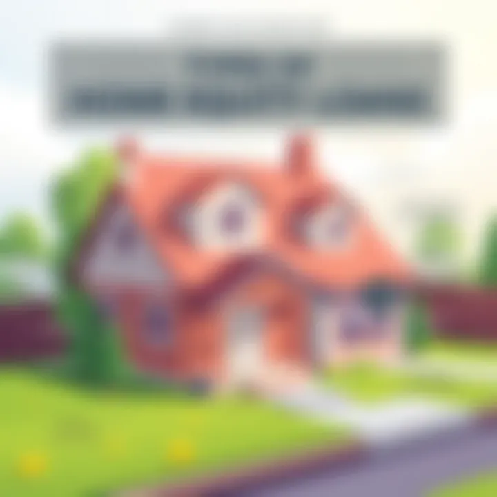 Illustration of types of home equity loans