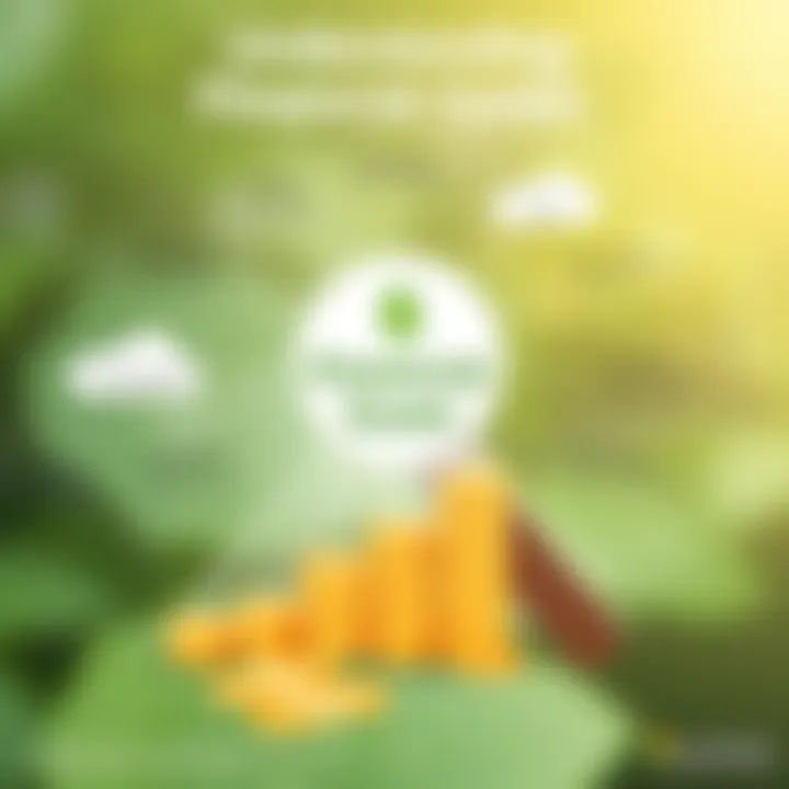 A visual representation of financial goals and investment strategies