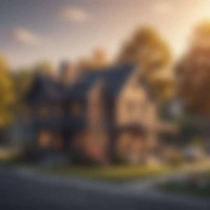 Conceptual representation of tax implications for homeowners