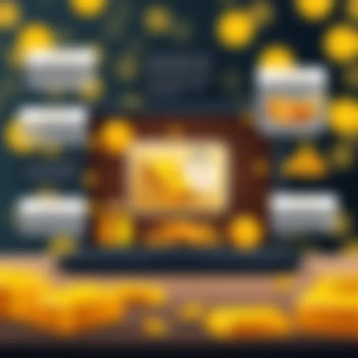 A secure gold transaction taking place online