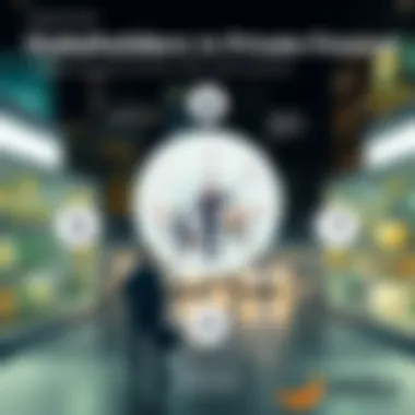 An illustration depicting various stakeholders in private finance