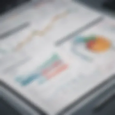 A close-up of financial ratios and analysis tools