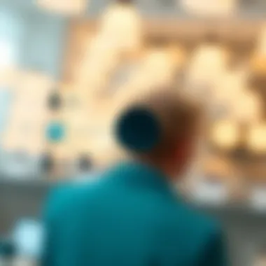 Visual representation of customer relationships within a business model