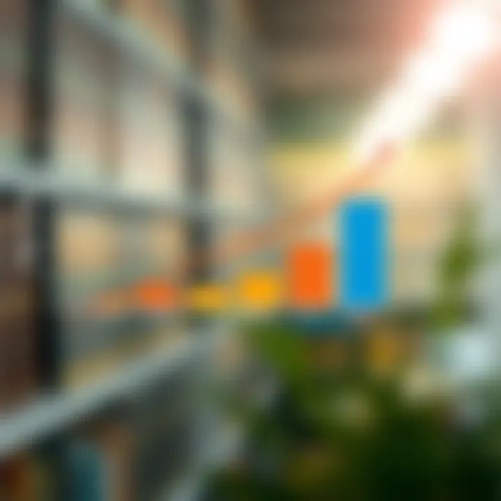 Graph illustrating the relationship between book stock price and market price