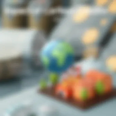 Impact of Carbon Credits on Industries Conceptual diagram showcasing the impact of carbon credits on industries