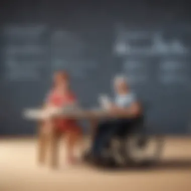 The Concept of Disability Trust Accounts Illustration depicting the concept of disability trust accounts