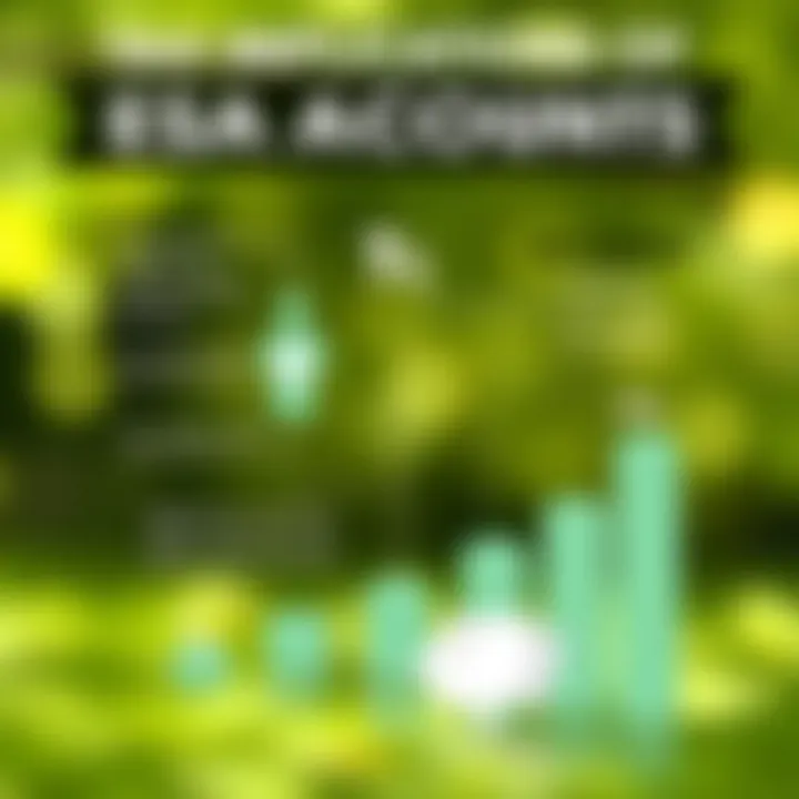 Graphical representation of tax implications related to ESA accounts