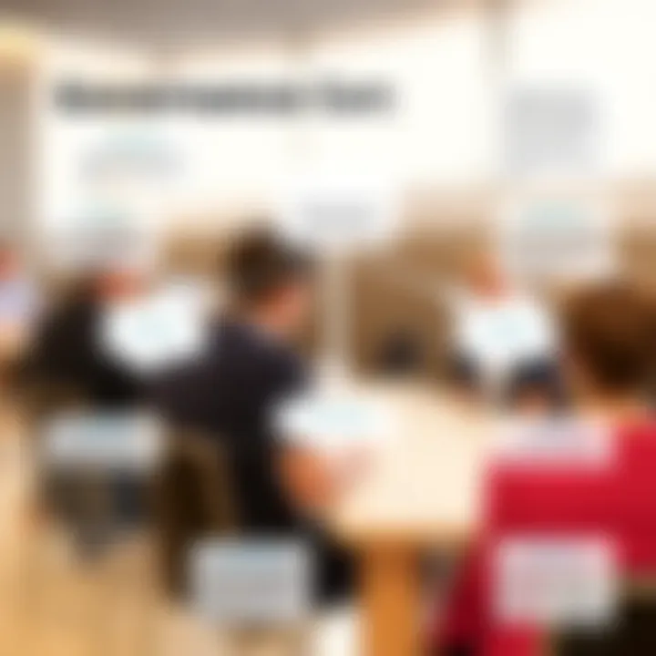 Diagram showing governance frameworks