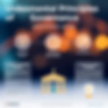 Illustration of governance principles in business