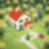 Conceptual illustration of home equity loans