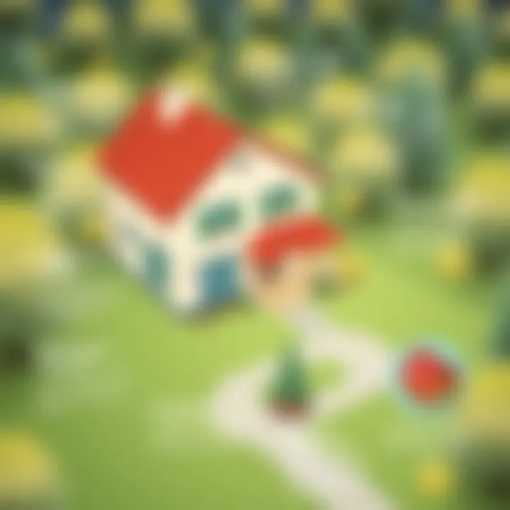 Conceptual illustration of home equity loans