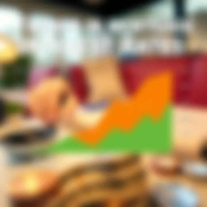 Graph showcasing trends in mortgage interest rates