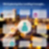 Visual representation of lending concepts