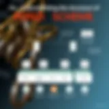 Conceptual visualization of a Ponzi scheme structure