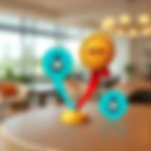 Visual representation of different retirement account types