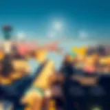 Global economic map showcasing top economies