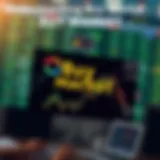 Conceptual representation of buy market in trading