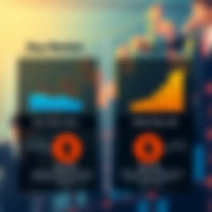 Impact on Trading Strategies Illustration showing trading strategies influenced by buy market and buy ask