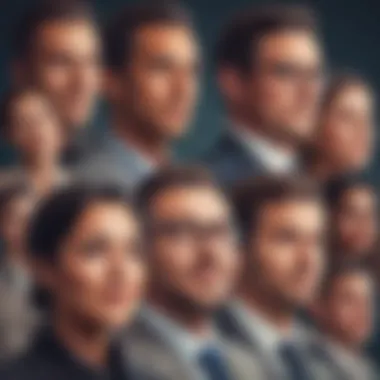 Diverse Faces of Entrepreneurship A collage showcasing various types of entrepreneurs in action