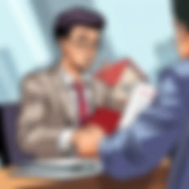 Negotiation in Property Sales An estate agent negotiating a property sale