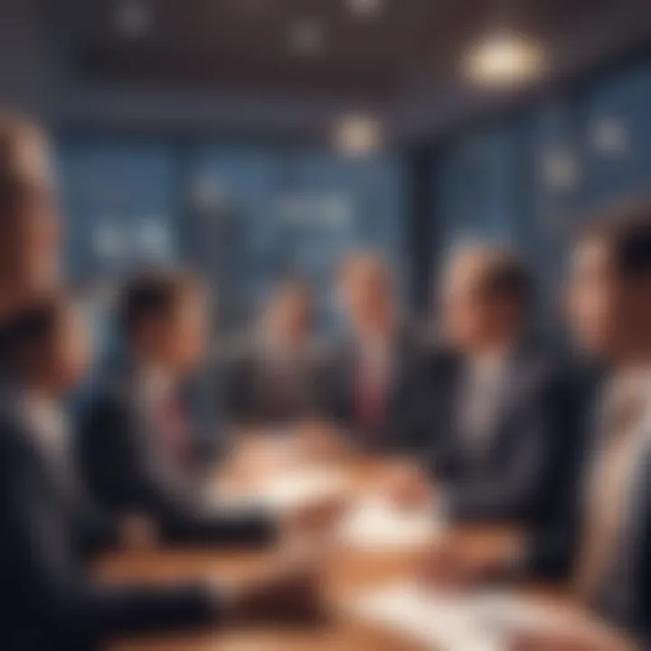 A corporate board meeting showcasing diverse directors in discussion