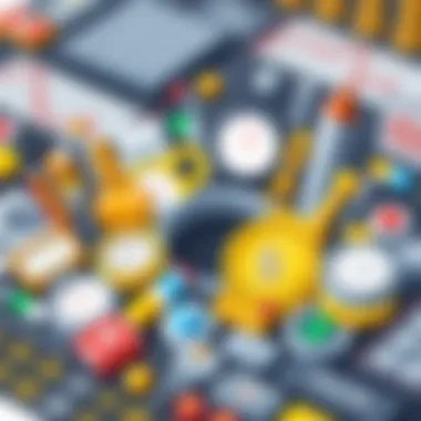 Diverse Trading Methodologies A diverse array of financial instruments symbolizing trading methodologies