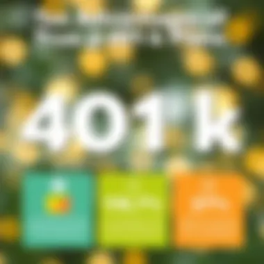 Visual representation of tax advantages of 401(k) plans